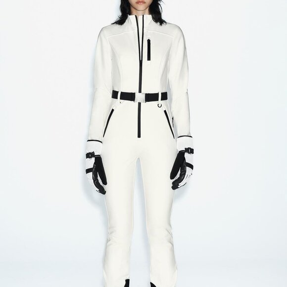 ZARA NWT RECCO TECHNOLOGY WATER RESISTANT & WIND PROTECTION SKI SUIT-XS - Picture 1 of 8